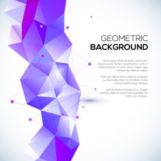 Abstract 3D geometric background N6