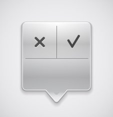 Metal menu pointer