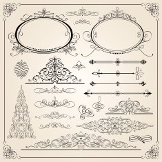 Excellent calligraphic frames