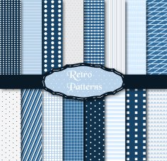 Set of 16 different patterns N3