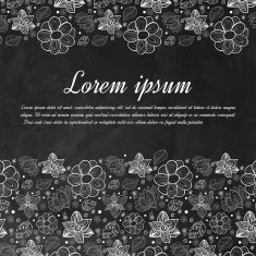 Vector greeting ornate background N16