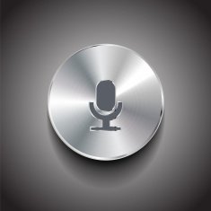 Vector brushed metal microcphone