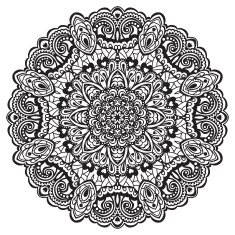 Flower Mandala Abstract element for design N33