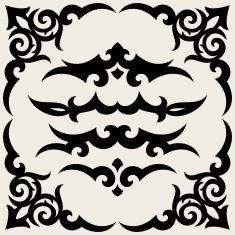 Floral ornament N68