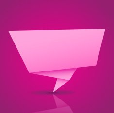 Abstract origami banner N8