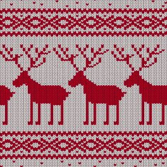 Scandinavian knitted seamless pattern N7