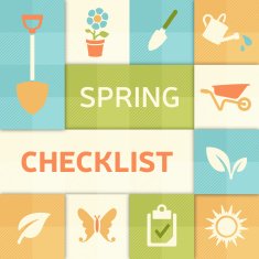 Spring Checklist Background