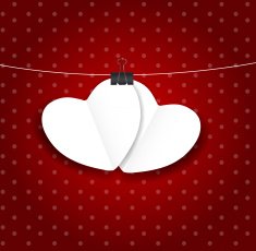 Valentine`s Day card vector illustration N3