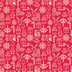 Christmas background seamless tiling Vector illustration N3