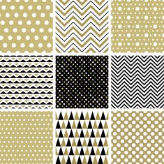 Set of abstract seamless patterns N27
