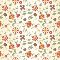 retro flower seamless N3