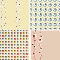 seamless retro pattern N53