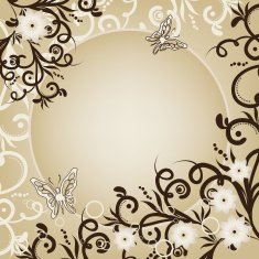vintage floral background N18