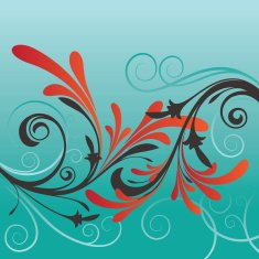 Floral background N654