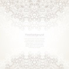 Floral yellow abstract background N3