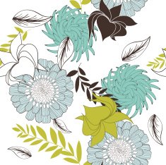 Seamless Floral Pattern N1015