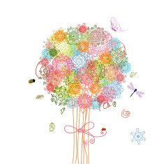 holiday tree bouquet arabesques