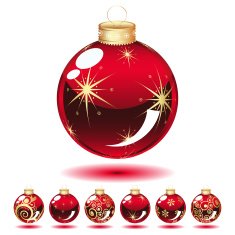 Set of Christmas balls N4