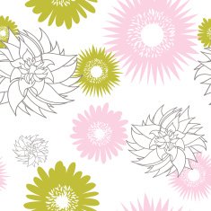 Seamless flower background N2