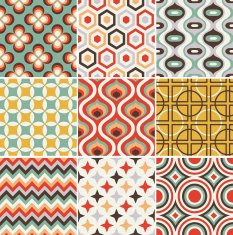 seamless retro pattern N54