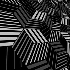 abstract black and white stripe pattern background N37