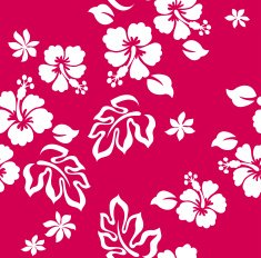 hibiscus flower print N3
