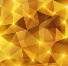 Gold crystal abstract pattern N3
