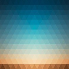 Vector background made of triangles Summer landscape