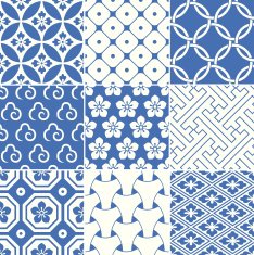 vintage japanese traditional pattern N2