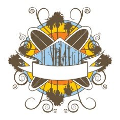 bamboo surf emblem