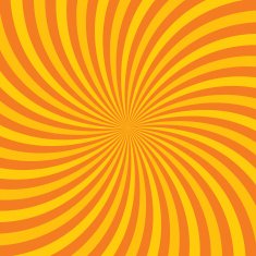 Orange hypnotic background Vector illustration N2