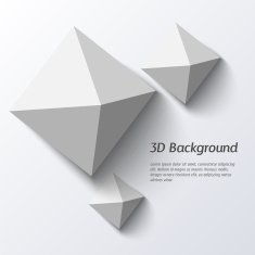 Geometric 3D abstract background N2
