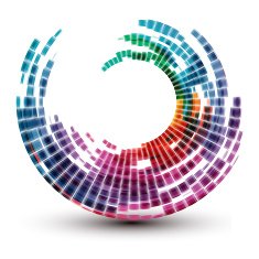 Abstract swirl shape illustration N2