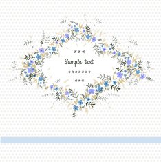 Vintage Floral Card N8