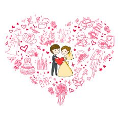 lovely wedding invitation card N2