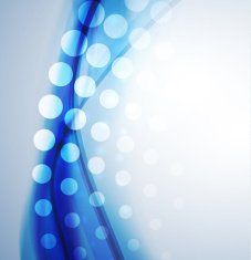 Vector blue smooth wave