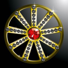 expensive gold diamond wheel N2