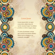 Vector abstract floral decorative background N68