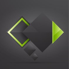 Black and green text boxes