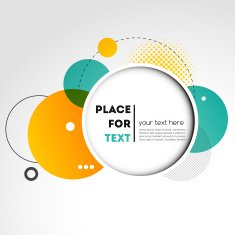 Vector Modern Design Circle template N12