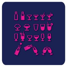 Party icons (Vector)