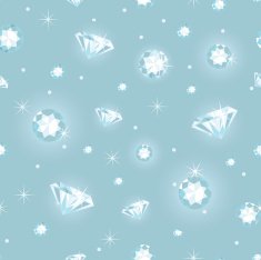 Falling diamonds seamless pattern