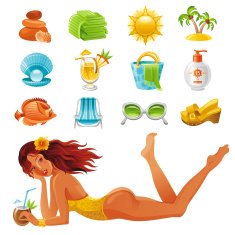 Beach icons N4