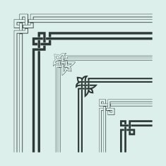 Angle Decoration of Chinese traditional style N2