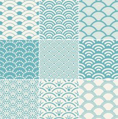 seamless ocean wave pattern N14