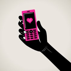 Cool Hand Holding A Cell Phone