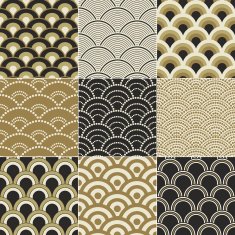seamless ocean wave pattern N15