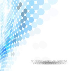 Abstract business background with blue dots