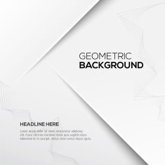 Geometric gray 3D background N3
