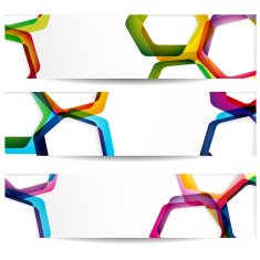 Abstract banners N17